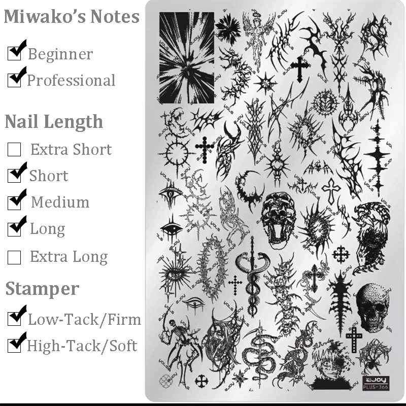 Halloween theme Nail Art Stamping Plate for DIY Manicure Salon Design Supplies Tools