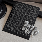 Halloween Nail Stencils Stickers for Skull Pumpkin Bat Ghost Nail Art Hollow Guides Decals Templates Supplies