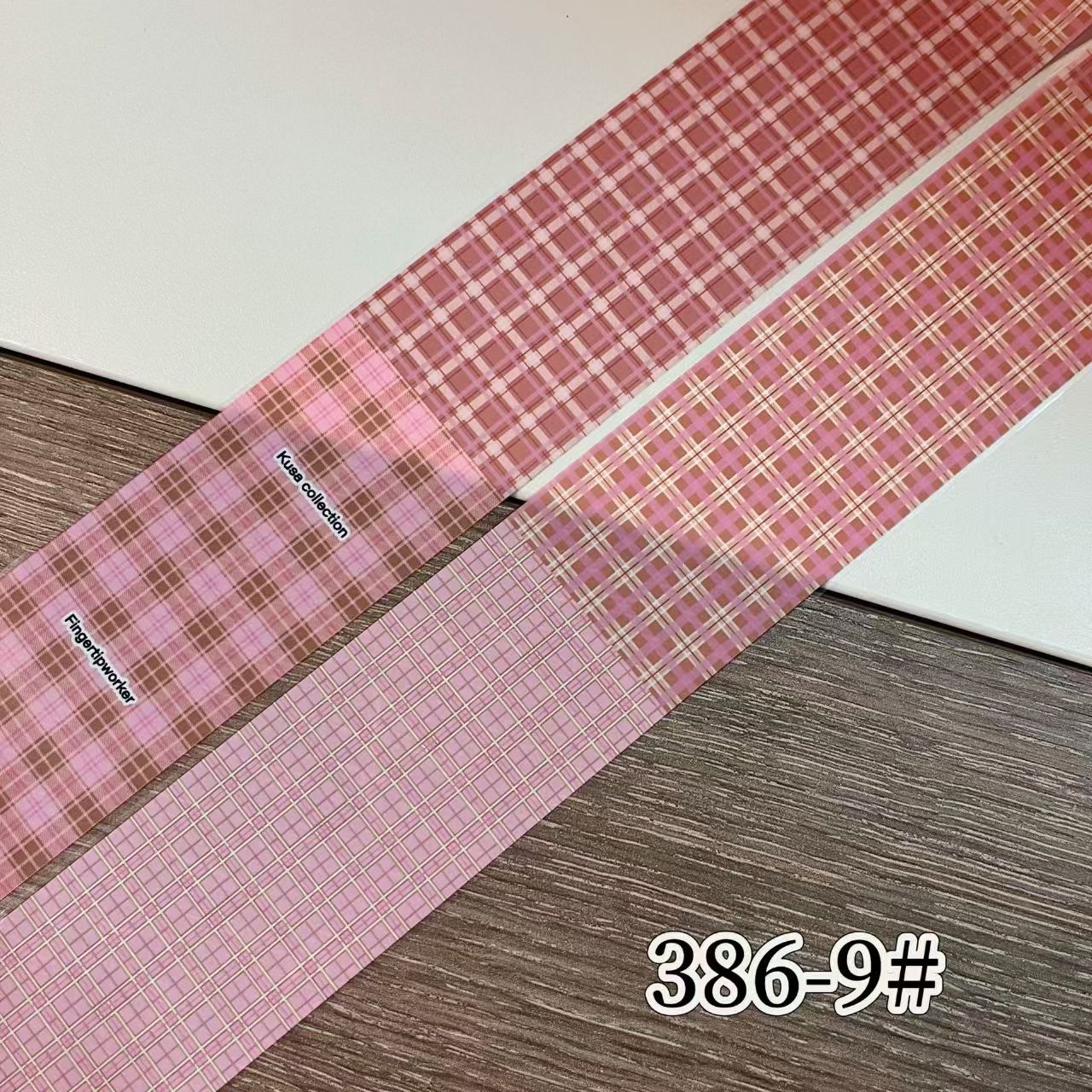 Plaid Pattern Foil Transfer - 1 Roll with Box Checkered Nail Art Colorful Prints Decals for DIY Decorations Supplies Design