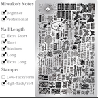 Halloween theme Nail Art Stamping Plate for DIY Manicure Salon Design Supplies Tools