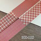 Plaid Pattern Foil Transfer - 1 Roll with Box Checkered Nail Art Colorful Prints Decals for DIY Decorations Supplies Design
