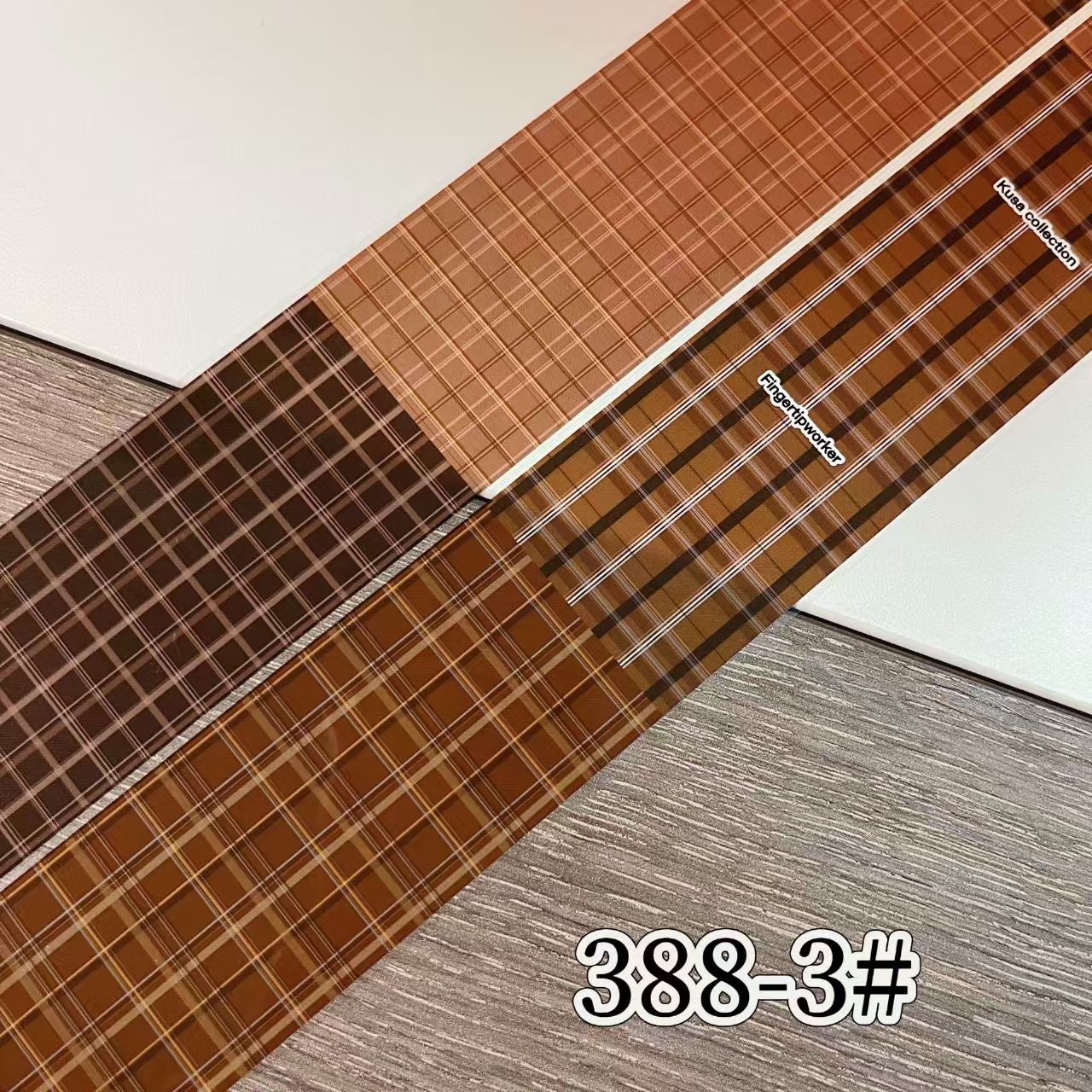 Plaid Pattern Foil Transfer - 1 Roll with Box Checkered Nail Art Colorful Prints Decals for DIY Decorations Supplies Design