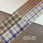 Plaid Pattern Foil Transfer - 1 Roll with Box Checkered Nail Art Colorful Prints Decals for DIY Decorations Supplies Design
