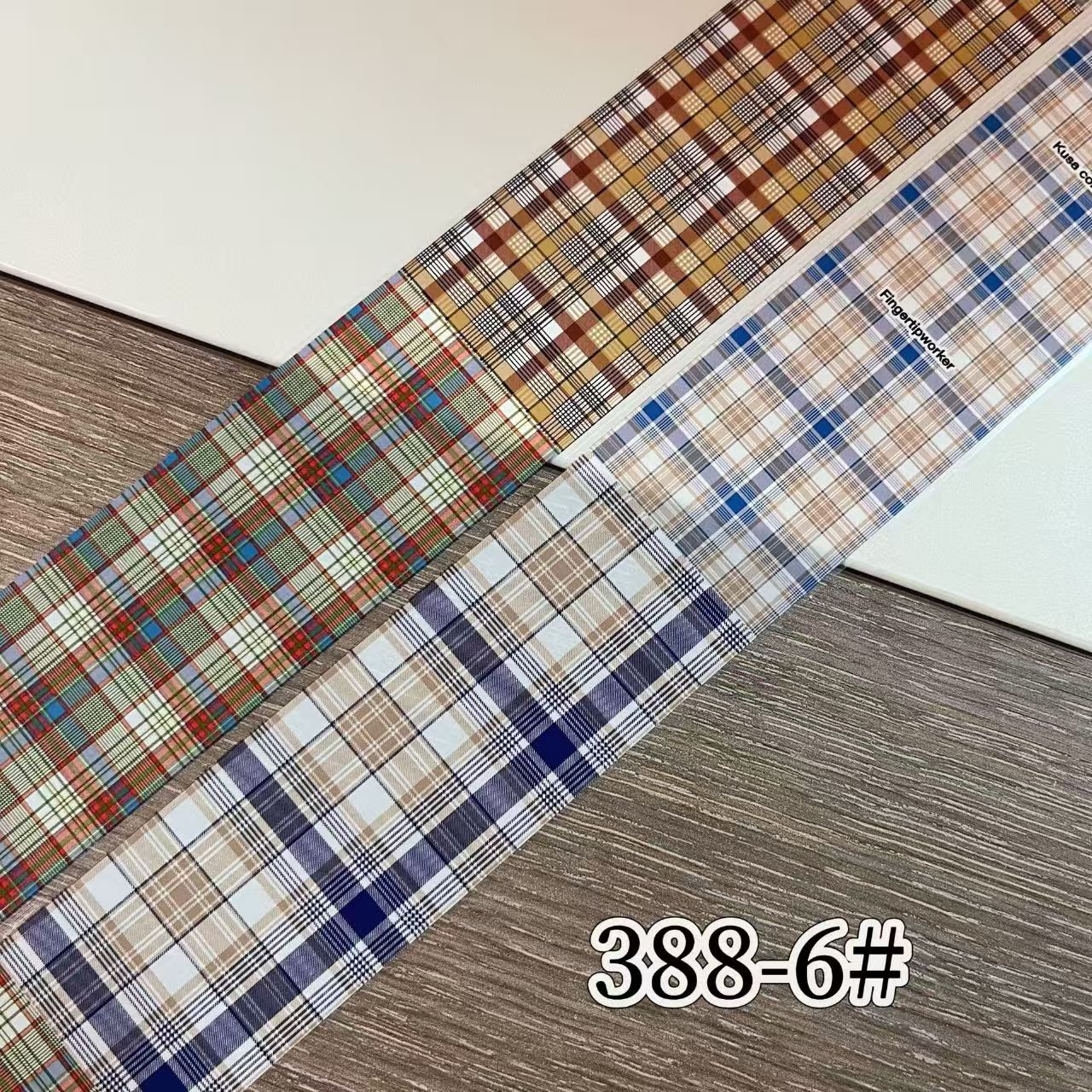 Plaid Pattern Foil Transfer - 1 Roll with Box Checkered Nail Art Colorful Prints Decals for DIY Decorations Supplies Design