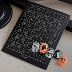 Halloween Nail Stencils Stickers for Skull Pumpkin Bat Ghost Nail Art Hollow Guides Decals Templates Supplies