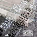 Black + White Foil Transfer - Bow Flower Butterfly Ribbon Nail Art Transparent Background Decals for DIY Decorations Supplies Design