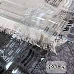 Black + White Foil Transfer - Bow Flower Butterfly Ribbon Nail Art Transparent Background Decals for DIY Decorations Supplies Design