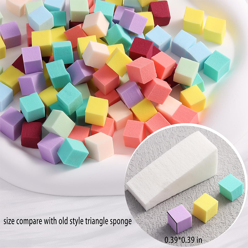 Nail Sponges For Beginner Professional- with Storage Box Grabbing Pen For Ombre Brush Gradient DIY Nail Art
