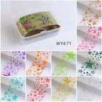 Stellar Foil Transfer - 10 Rolls/1 Box Star Zodiacal Starlit Nail Art Decals for DIY Decorations Supplies Design
