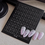 Halloween Nail Stencils Stickers for Skull Pumpkin Bat Ghost Nail Art Hollow Guides Decals Templates Supplies