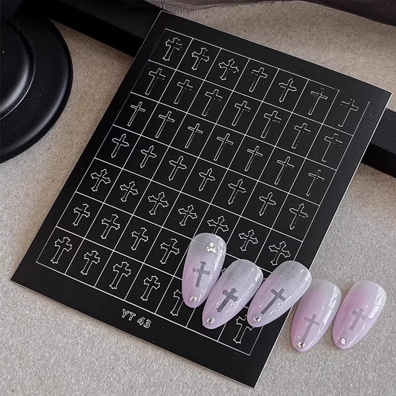 Halloween Nail Stencils Stickers for Skull Pumpkin Bat Ghost Nail Art Hollow Guides Decals Templates Supplies