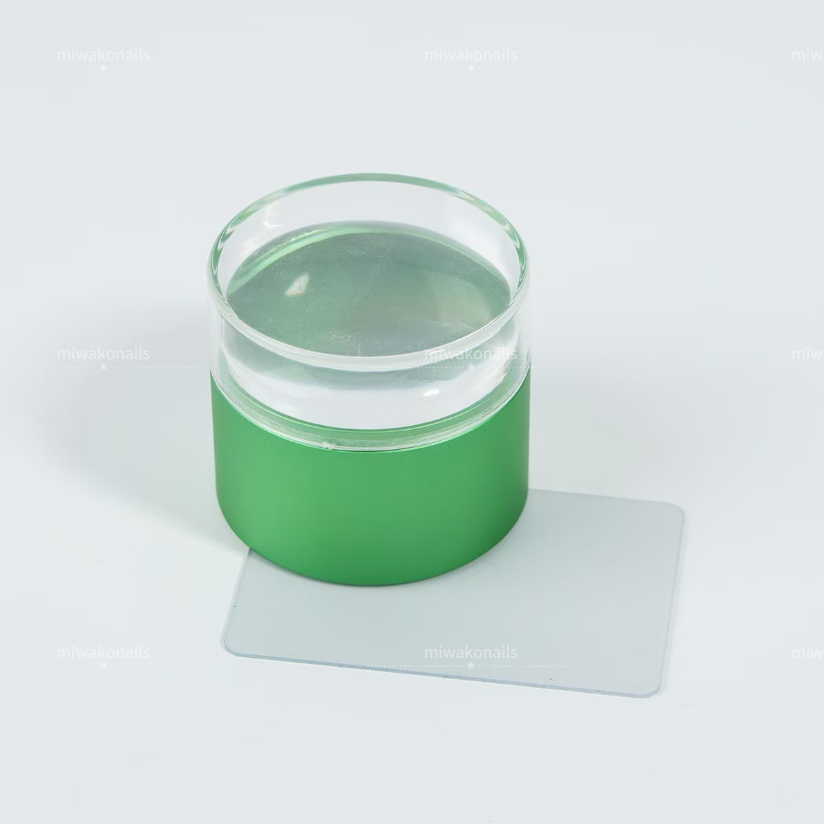 Stamper for Professional - High Tack Ultra Elastic 40mm Wider Lager Silicone with Cap, Aluminum Body, No Misplacement for Stamping DIY, French Tip