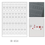 Gem Guide Stickers - Classic Style Patterns Self-adhesive Reusable Gel Airbrush Nail Stencils Decals Templates Supplies Vinyl for beginners easy DIY Manicure