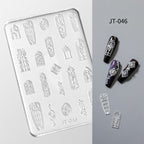 Palace Silicone Mold - Shallow Groove for 3D Effect Embossed Stickers, Nail Art Decoration Carving Templates for DIY Precise Pattern