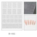 Animal Patterns Guide Stickers - Leopard Zebra Fish scale Patterns Self-adhesive Reusable Gel Airbrush Nail Stencils Decals Templates Supplies Vinyl for beginners easy DIY Manicure