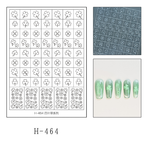 Floral Guide Stickers - Tulip Four Leaf Clover Five Petal Flower Daisy Rose Cute Classic Style Patterns Self-adhesive Reusable Gel Airbrush Nail Stencils Decals Templates Supplies Vinyl for beginners easy DIY Manicure