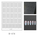 Background Guide Stickers - Butterflies Hearts Stars Cute Classic Style Patterns Self-adhesive Reusable Gel Airbrush Nail Stencils Decals Templates Supplies Vinyl for beginners easy DIY Manicure