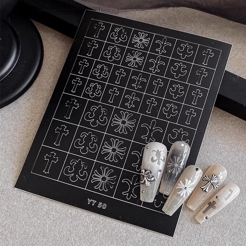 Halloween Nail Stencils Stickers for Skull Pumpkin Bat Ghost Nail Art Hollow Guides Decals Templates Supplies