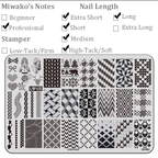 Sweater Stamping Plate - Wool Winter Nail Art  for DIY Manicure Salon Design Supplies Tools