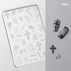 Halloween Silicone Mold - Shallow Groove for 3D Effect Embossed Stickers, Nail Art Decoration Carving Templates for DIY Precise Pattern