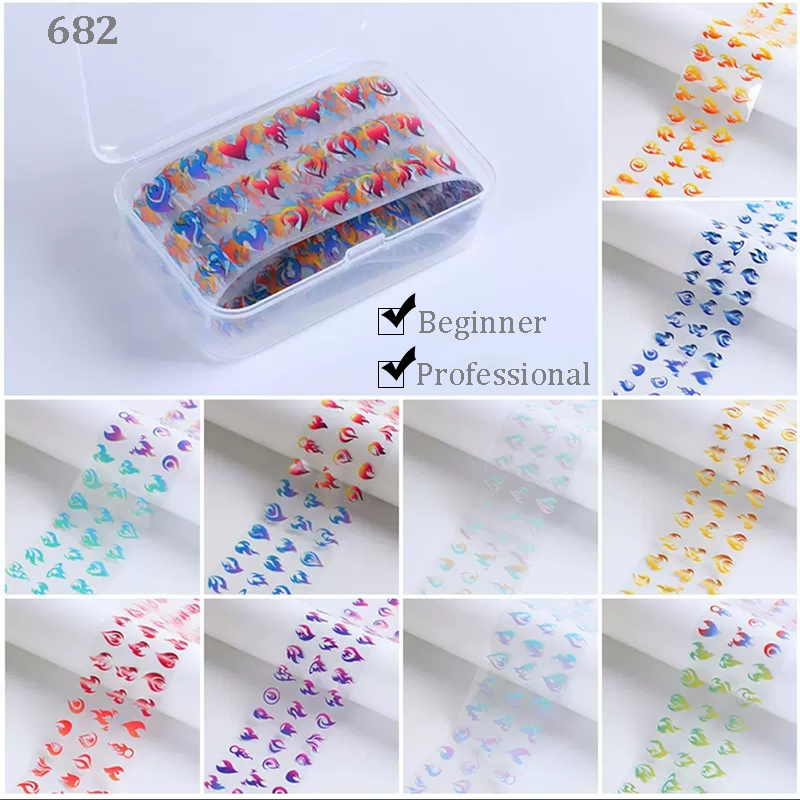 Nail Transfer Stickers for Halloween Nail Art Decoration