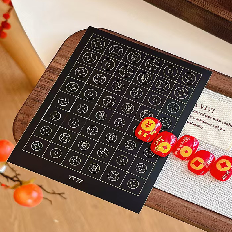 Nail Stencils Stickers for Nail Art Chinese Elements Hollow Nail Guides Decals Templates Supplies