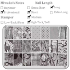 Fabric Stamping Plate - Lace Woolen Nail Art for DIY Manicure Salon Design Supplies Tools