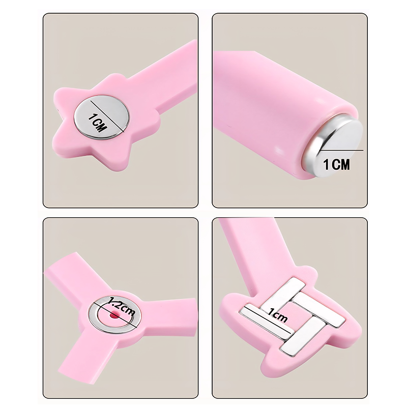 4 in 1 Triangle Nail Magnet for Beginner Professional - Ultra-Strong Magnet Wand Cat-Eye Magnet Wand Tool for Nail Art