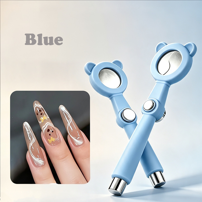 7 in 1 Nail Magnet for Beginner Professional - Cat-Eye Magnet Wand Tool for Nail Art