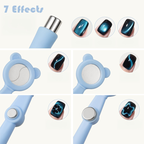 7 in 1 Nail Magnet for Beginner Professional - Cat-Eye Magnet Wand Tool for Nail Art