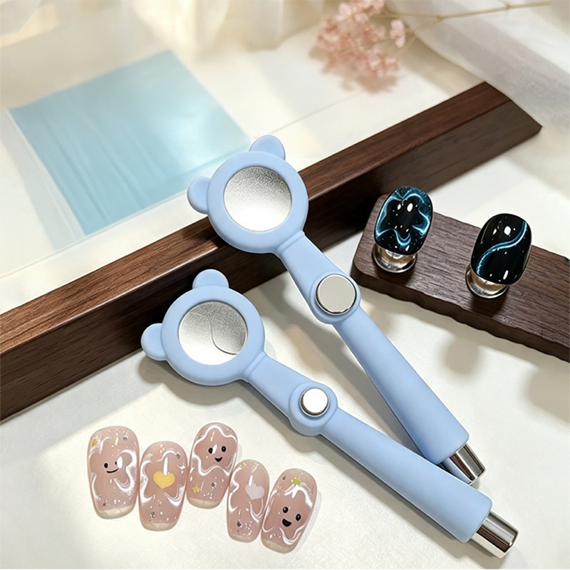 7 in 1 Nail Magnet for Beginner Professional - Cat-Eye Magnet Wand Tool for Nail Art