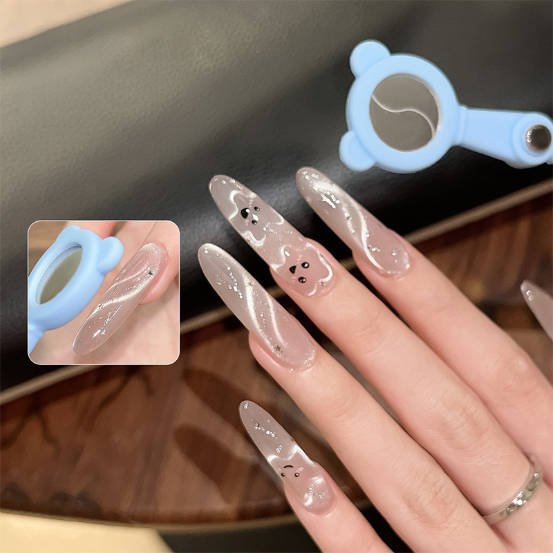 7 in 1 Nail Magnet for Beginner Professional - Cat-Eye Magnet Wand Tool for Nail Art