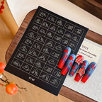 Nail Stencils Stickers for Nail Art Chinese Elements Hollow Nail Guides Decals Templates Supplies