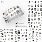 Nail Transfer Stickers for Halloween Nail Art Decoration