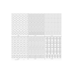 Grid Guide Stickers - Scottish Diagonal Mesh Cute Classic Style Patterns Self-adhesive Reusable Gel Airbrush Nail Stencils Decals Templates Supplies Vinyl for beginners easy DIY Manicure