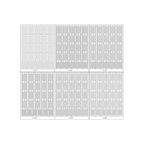 Background Guide Stickers - Butterflies Hearts Stars Cute Classic Style Patterns Self-adhesive Reusable Gel Airbrush Nail Stencils Decals Templates Supplies Vinyl for beginners easy DIY Manicure