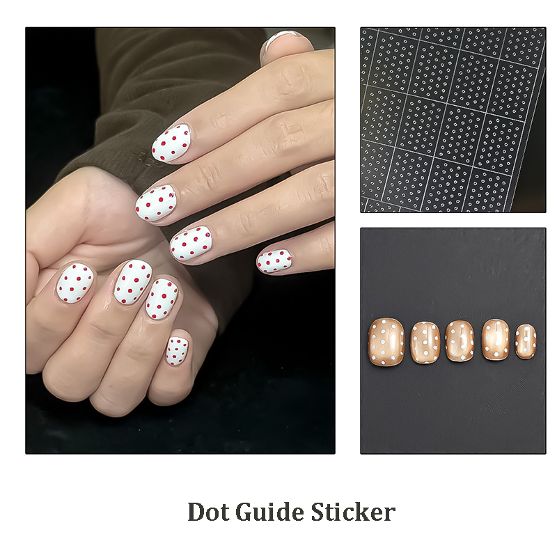 Background Guide Stickers - Butterflies Hearts Stars Cute Classic Style Patterns Self-adhesive Reusable Gel Airbrush Nail Stencils Decals Templates Supplies Vinyl for beginners easy DIY Manicure