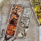 Fall Mixed Sequins - 6 Grids Ultra-Thin Zero-Lift Engineering Nail Art Glitter Supplies for Nails DIY Decorations