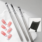 French Tip Nail Brush - Nail Art Design Tool for Beginners and Professionals, DIY Home Use