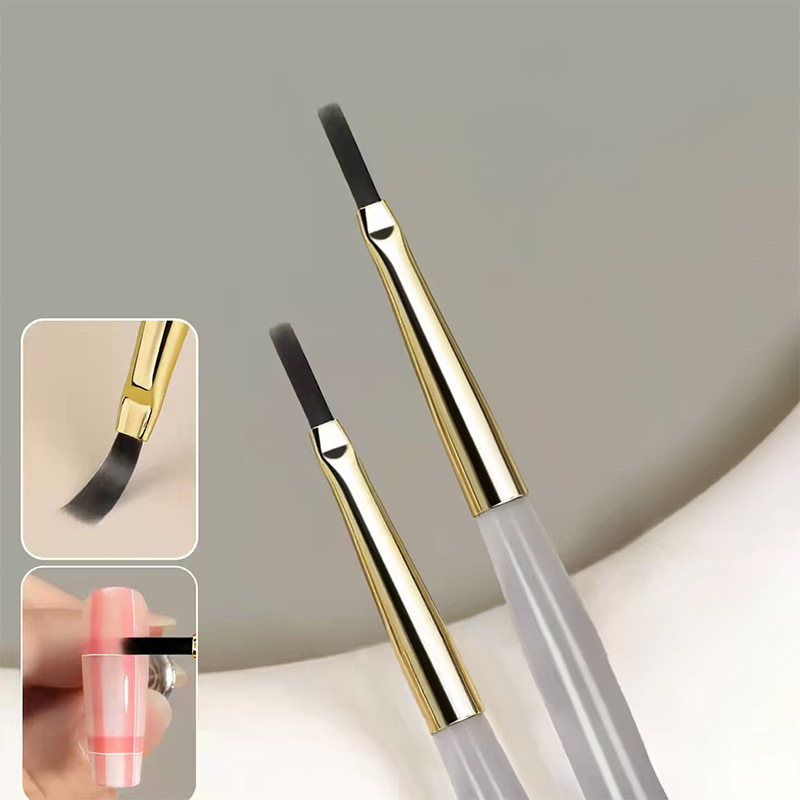 Plaid Nail Brush - Nail Art Design Tool for Beginners and Professionals, DIY Home Use