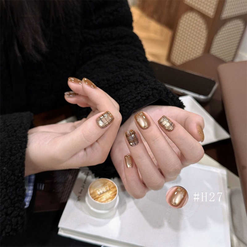 Pot Cat Eye Gel - Autumn Gold Cat Eye Gel Collection for Beginners & Pros Salon Grade Finish DIY use