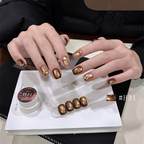 Pot Cat Eye Gel - Autumn Gold Cat Eye Gel Collection for Beginners & Pros Salon Grade Finish DIY use