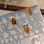 Halloween Stamping Plate -Halloween pattern collection Nail Art for DIY Manicure Salon Design Supplies Tools