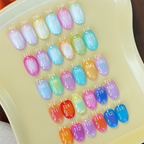 12/24 Colors Nail Gel Palette - Ombre Gradient Blush Blooming Stamping Painting Blending Colors Nail Gel for Beginners & Pros Salon Grade Finish DIY use