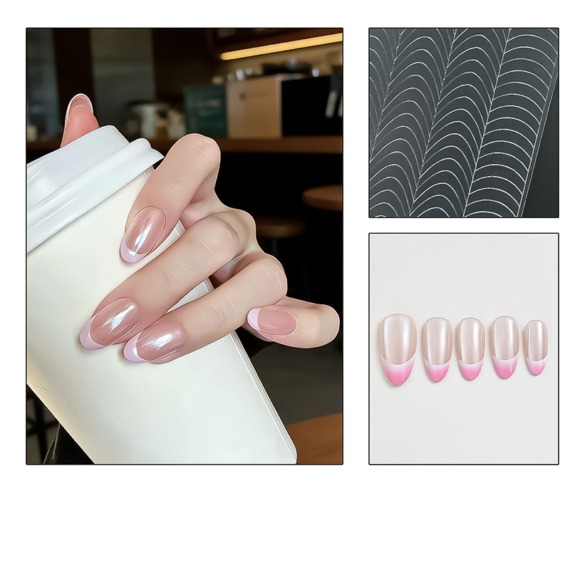 Linear Guide Stickers - French Curve Line Classic Style Patterns Self-adhesive Reusable Gel Airbrush Nail Stencils Decals Templates Supplies Vinyl for beginners easy DIY Manicure