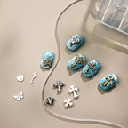Cross Silicone Mold - 5D Nail Art Charm Sculpture Decoration Carving Templates for DIY Precise Pattern