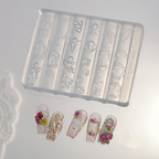 Angel Silicone Mold - 5D Nail Art Charm Sculpture Decoration Carving Templates for DIY Precise Pattern