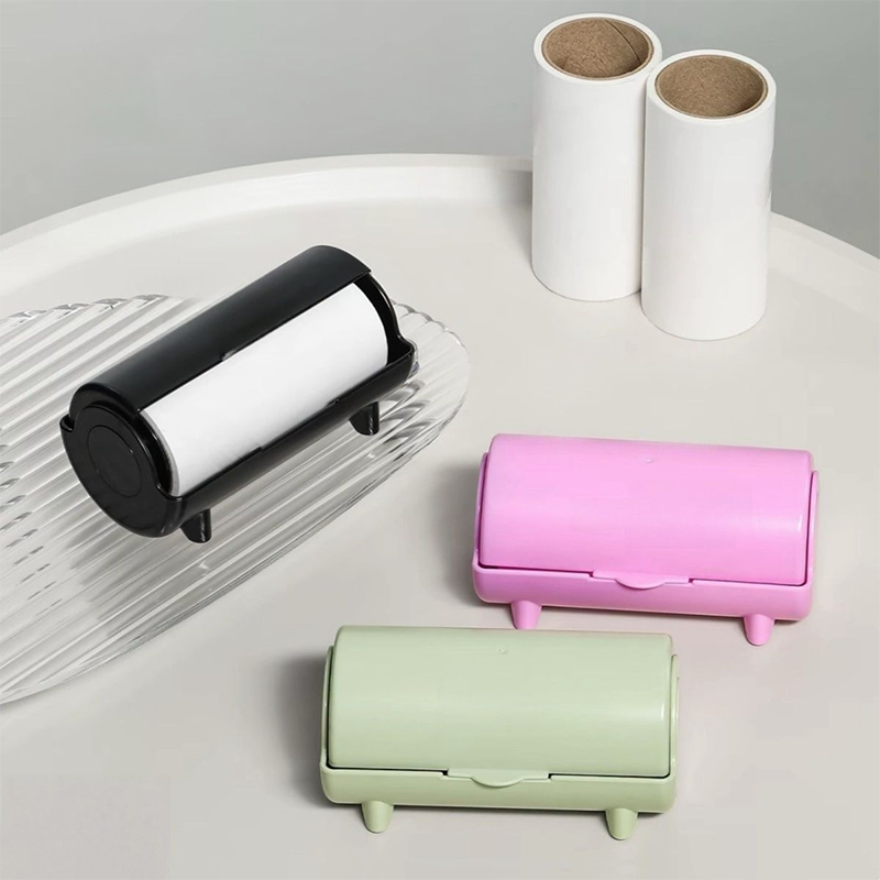 Nail Stamper Cleaner Roll - Adhesive Paper Stickers with Case for Stamping Gel Polish Removal, Lint Roll Cleaning Sheets, Nail Stamper Accessories Manicure Salon Supplies