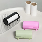 Nail Stamper Cleaner Roll - Adhesive Paper Stickers with Case for Stamping Gel Polish Removal, Lint Roll Cleaning Sheets, Nail Stamper Accessories Manicure Salon Supplies
