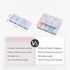 Transfer Foil Storage Box - Plastic Organizer Case for Nail Foil Rolls & Decals - Professional Dust-Proof Manicure Tool Container for DIY & Salon Use